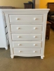 Nelsons Furniture - Intercom 5-Drawer Chest in classic white - $500 Value